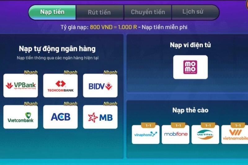 68gamebai reviews Vô số hình thức nạp tiền Rio66 cho anh em lựa chọn