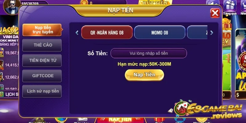 68gamebai reviews Các phương thức thanh toán tại 68 game bài